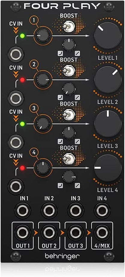 Behringer FOUR PLAY Quad VCA Mixer Eurorack Module