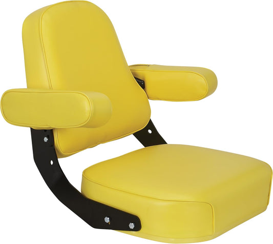 K&M SD Seat Assembly Yellow John Deere Replacement