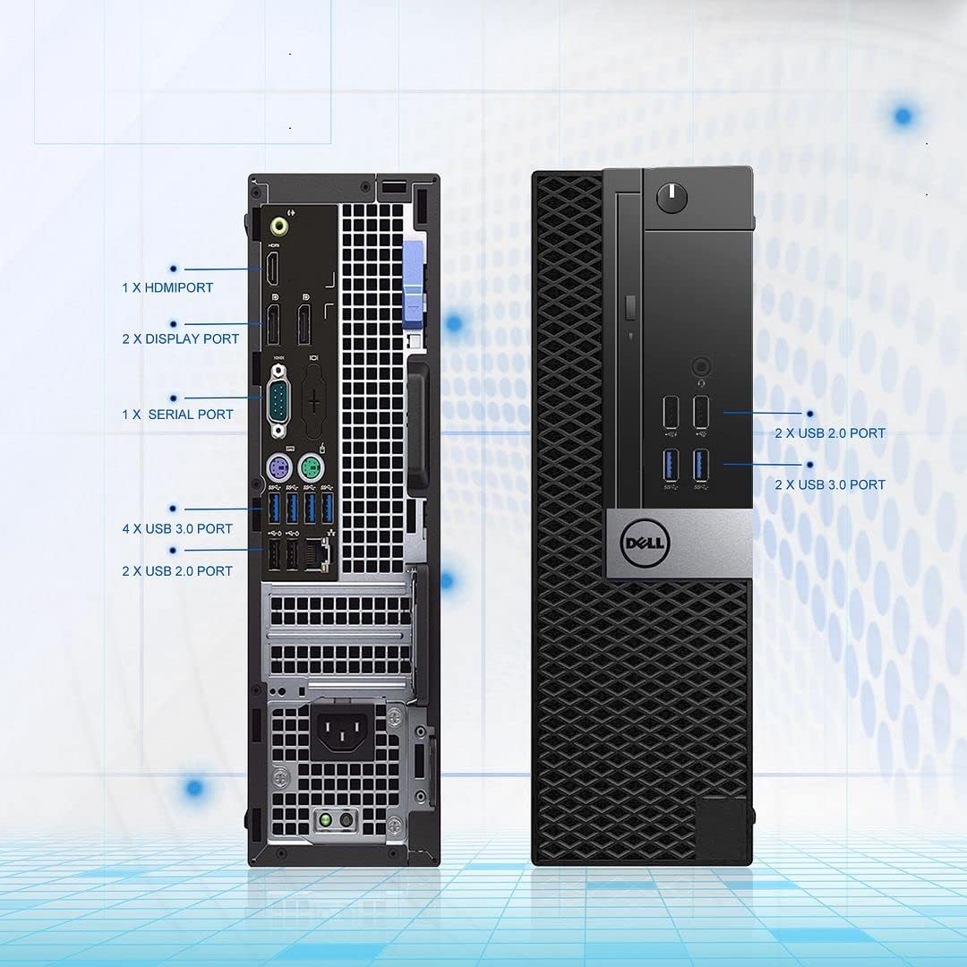 Dell 7040-SFF-AX200 OptiPlex i5 WiFi Desktop (Renewed)