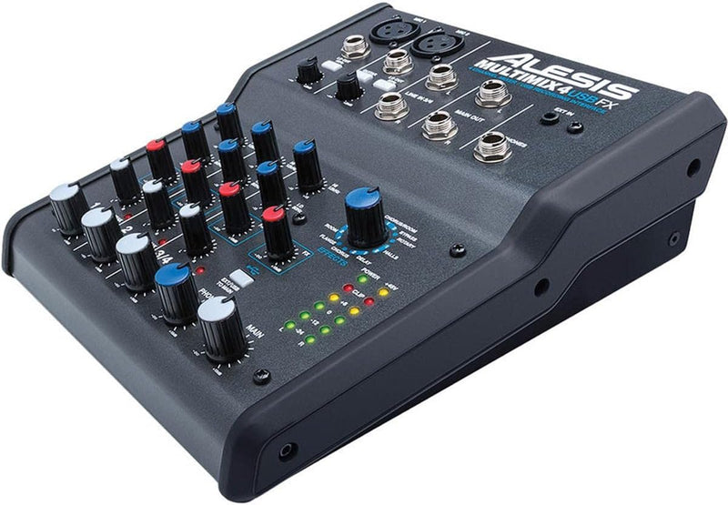 Alesis MULTIMIX4USBFX 4-Channel Mixer USB Audio Interface — main product image