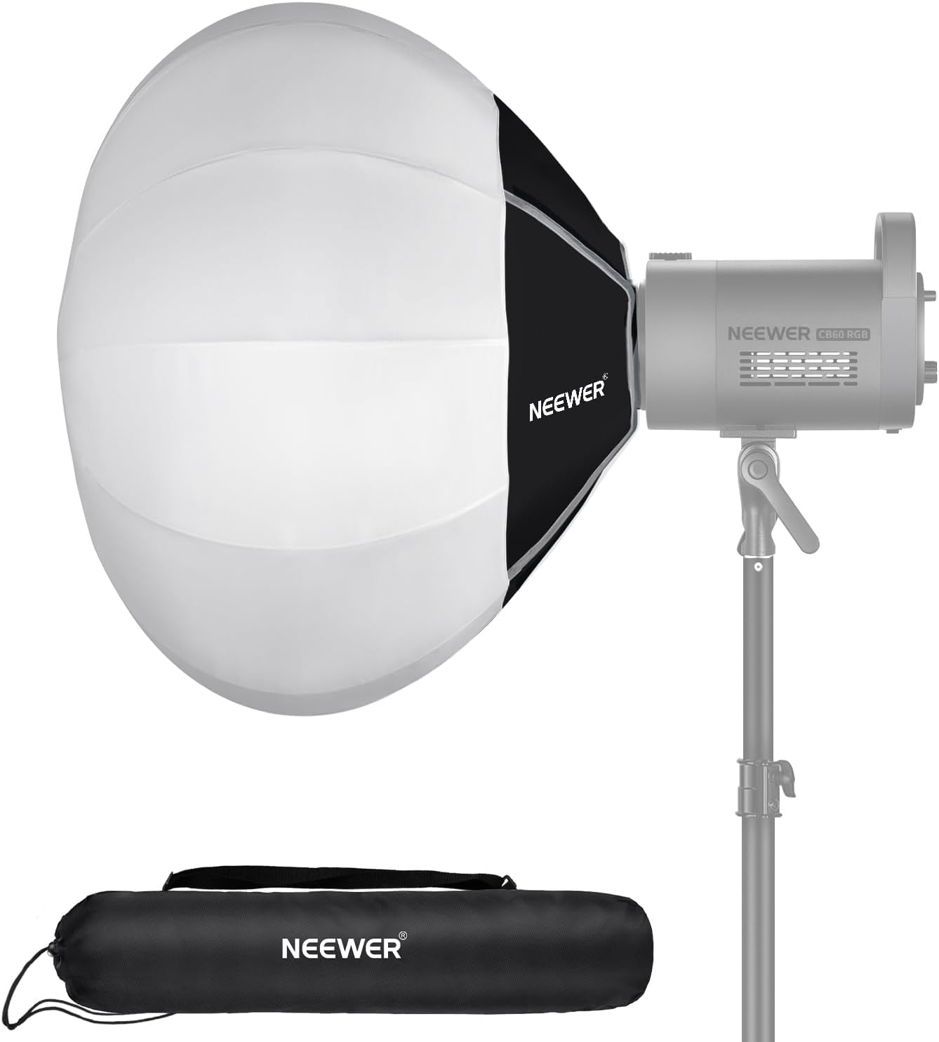 NEEWER NS20L 20" Lantern Softbox Quick Release Bowens Mount