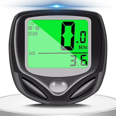 RCA Wireless Bicycle Speedometer Odometer LCD Display