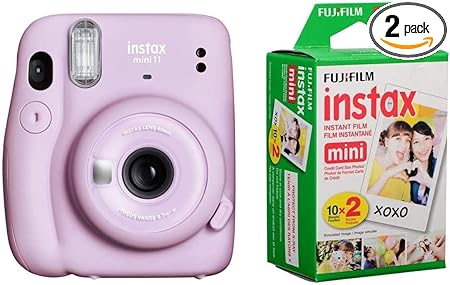 Fujifilm Instax Mini 11 Lilac Instant Camera Bundle