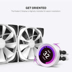 NZXT RL-KRZ63-RW Kraken Z63 RGB 280mm AIO Liquid Cooler White