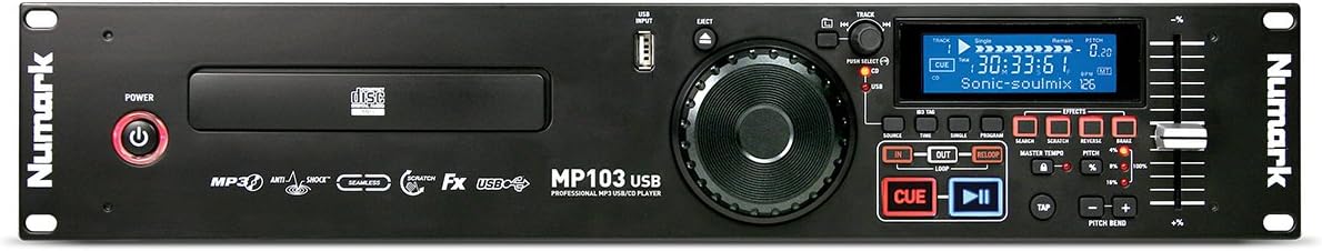 Numark MP103USB Rackmount USB/CD Player