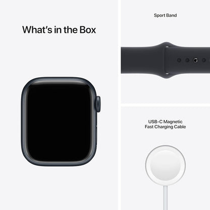 Apple Watch Series 7 - 41mm GPS - Midnight Aluminum - Renewed