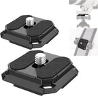 Neewer QPR-5 Quick Release Plate 38mm Arca-Type 2-Pack