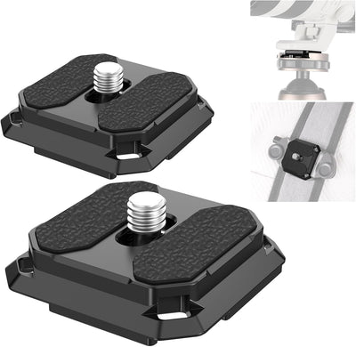 Neewer QPR-5 Quick Release Plate 38mm Arca-Type 2-Pack
