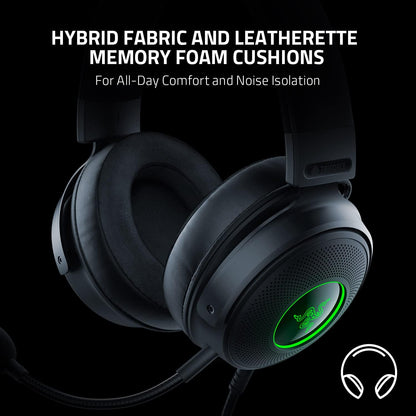 Razer Kraken V3 USB Gaming Headset - TriForce Drivers (Renewed)