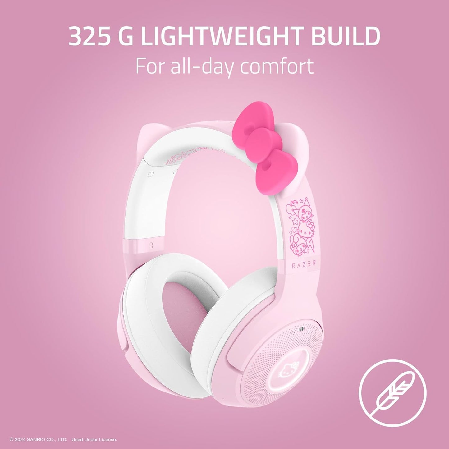 Razer RZ04-04860200-R3M1 Kraken Kitty V2 BT Wireless RGB Headset
