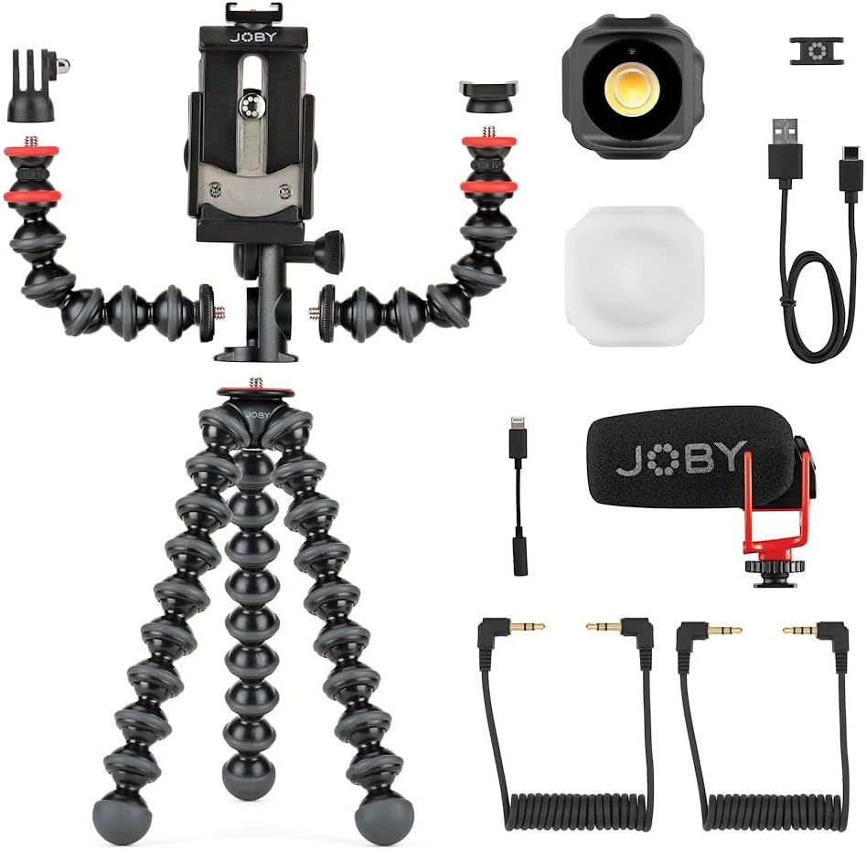 Joby GorillaPod Vlogging Kit Mobile Content Creators