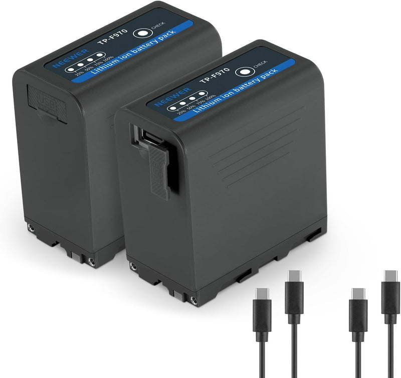 Neewer 10104059 NP-F970 Batteries - 7800mAh 2-Pack — main product image