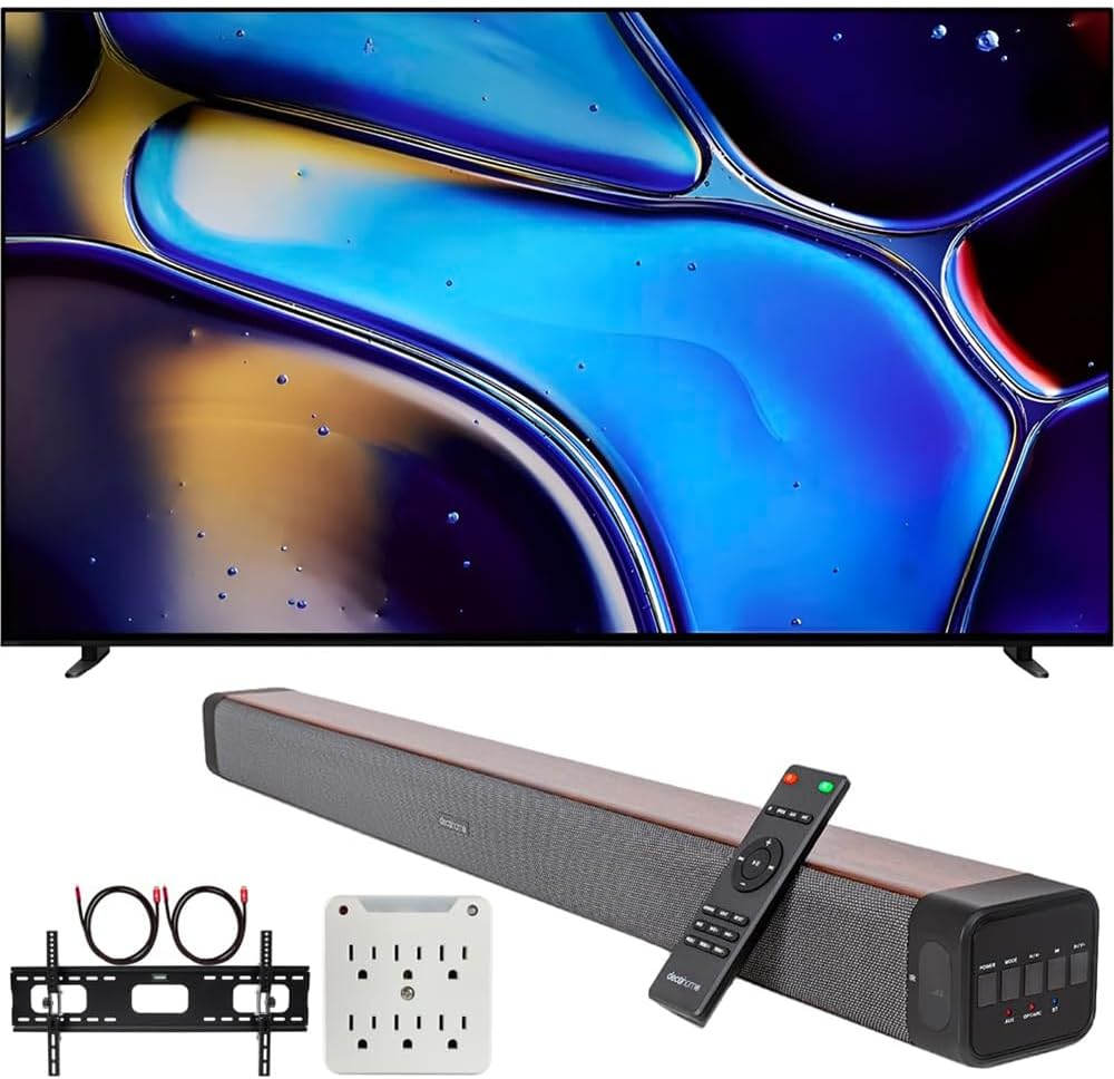 Sony E2SNK55XR80 55" 4K OLED TV Soundbar Bundle