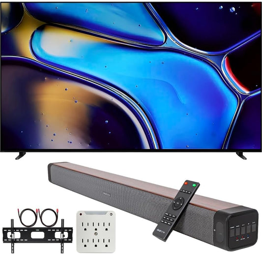 Sony E2SNK55XR80 55" 4K OLED TV Soundbar Bundle