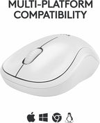 Logitech 910-007116 M240 Silent Bluetooth Wireless Mouse Off-White