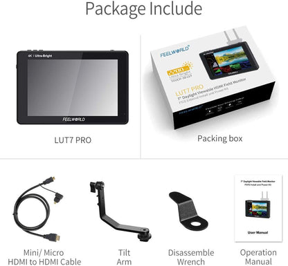 FEELWORLD SA-LUT7 7" Touchscreen Field Monitor