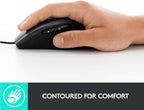 Logitech M500s Advanced Corded Mouse Hyper-Fast Scroll