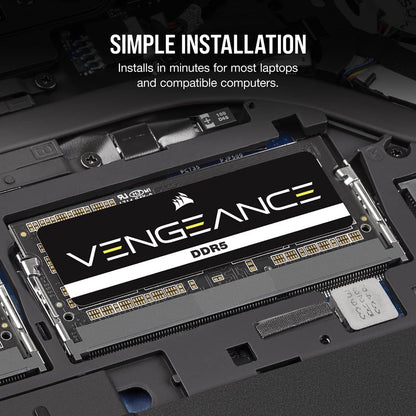 Corsair VENGEANCE SODIMM DDR5 16GB 5200MHz Laptop Memory