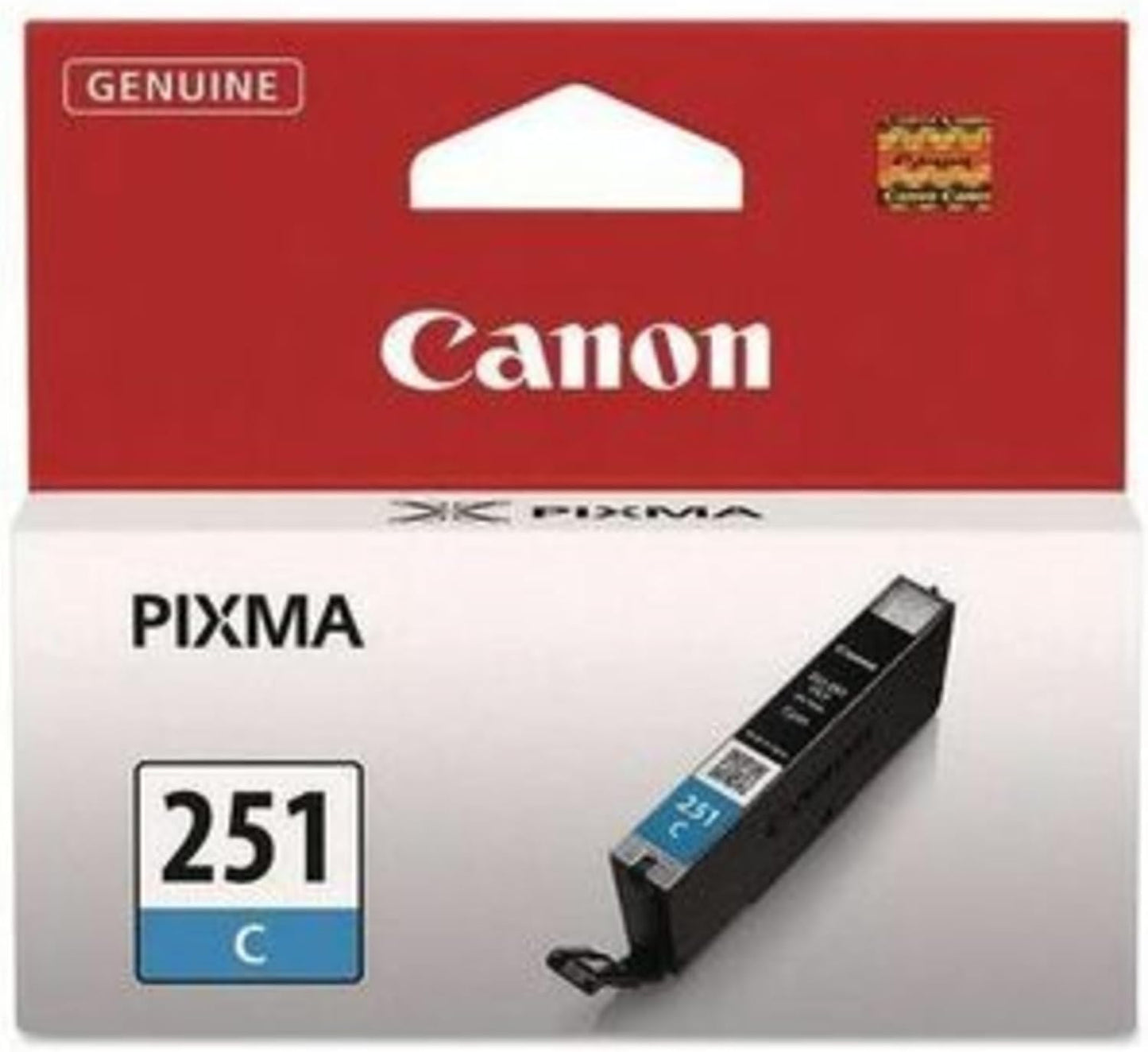 Canon 6514B001 CLI-251 Cyan Ink Cartridge - Compatible Printers