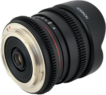 Rokinon RK8MV-C 8mm Cine Fisheye Lens - Canon DSLR