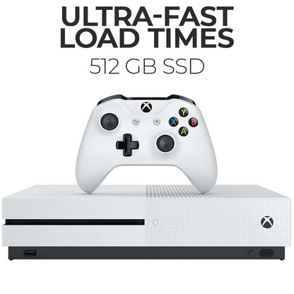 Microsoft Xbox One S 512GB Console Renewed Bundle