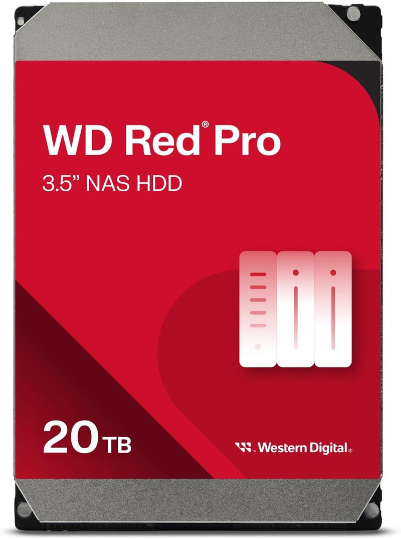 Western Digital WD201KFGX 20TB Red Pro NAS Hard Drive — main product image