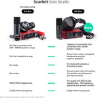 Focusrite AMS-SCARLETT-SOLO-STU 3rd Gen Studio Recording Bundle