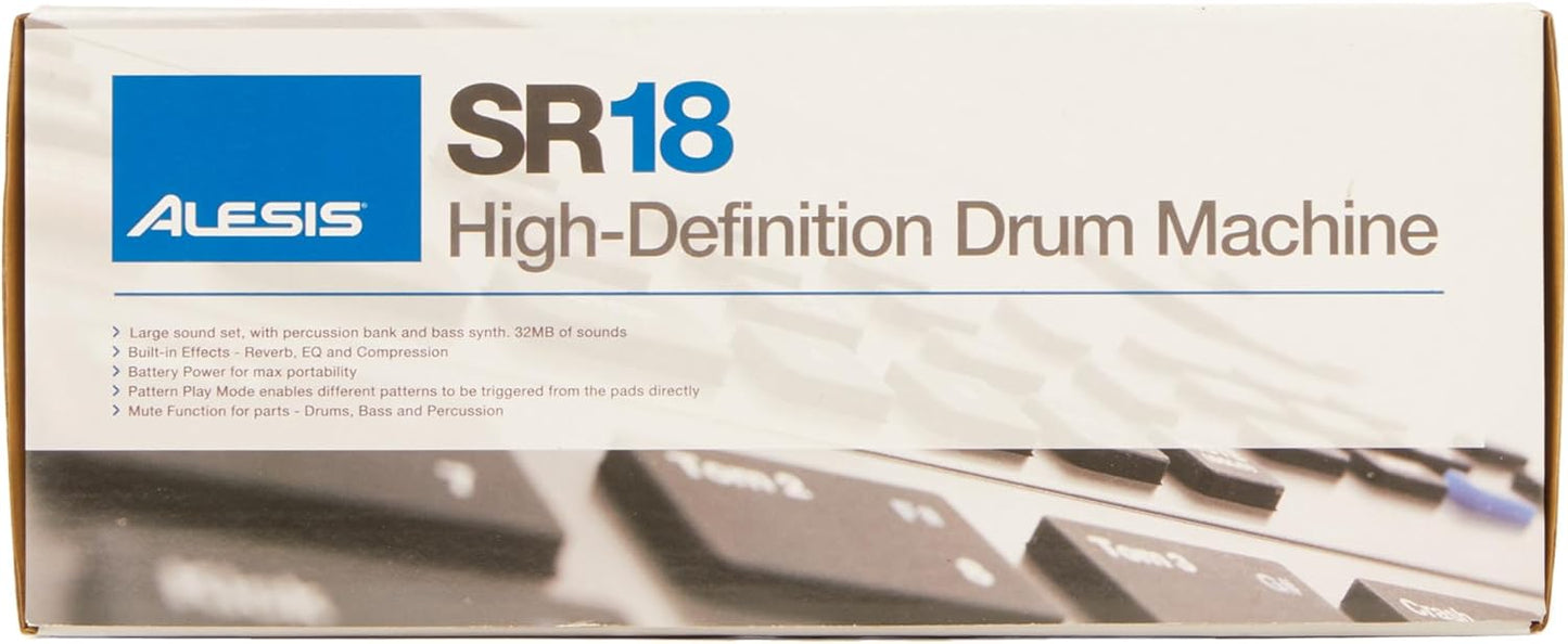 Alesis SR-18 Studio Drum Machine with Effects and Sounds