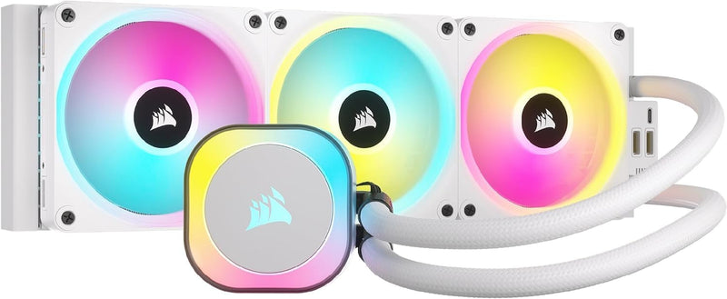 Corsair CW-9061006-WW iCUE Link H150i RGB Liquid CPU Cooler - White — main product image