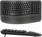 Logitech MK670 Wave Keys Ergonomic Keyboard and Mouse Combo Renewed