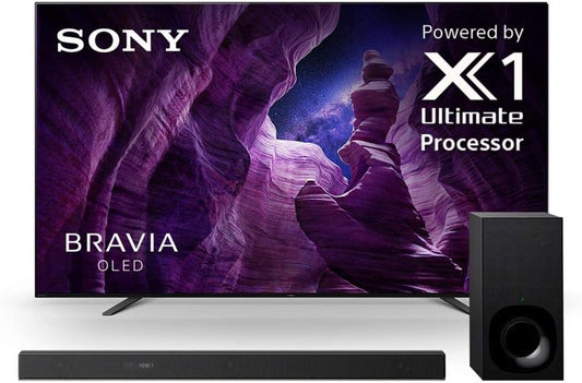 Sony A8H/XBR65A8H 65" 4K OLED Smart TV with Sound System