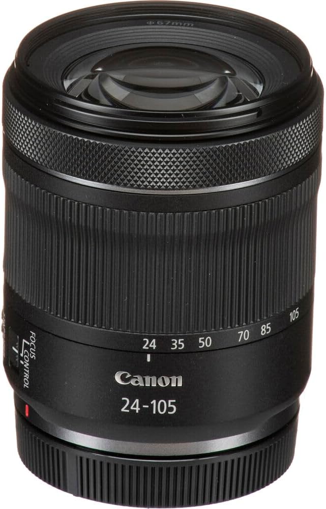 Canon RF 24-105mm STM Lens Bundle 64GB Accessories Renewed