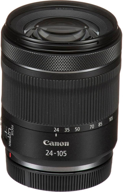 Canon RF 24-105mm STM Lens Bundle 64GB Accessories Renewed