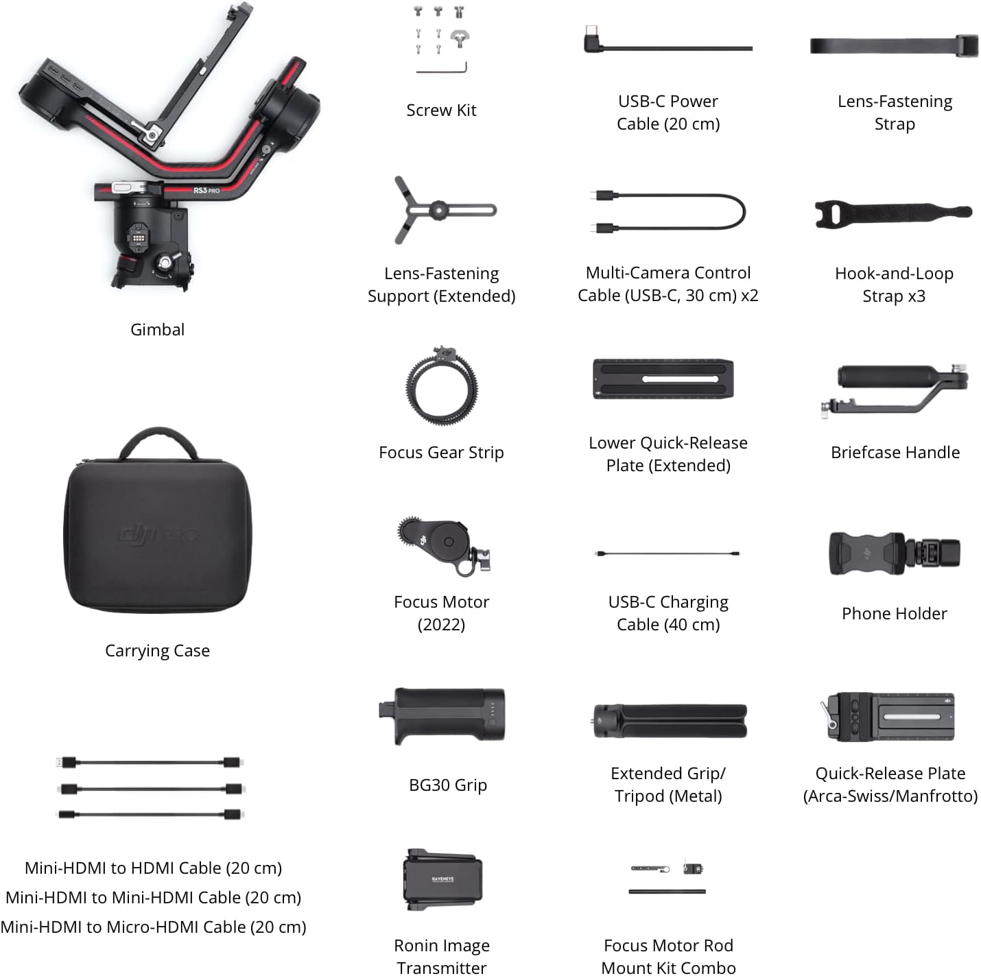 DJI RS 3 Pro Combo 3-Axis Gimbal Stabilizer