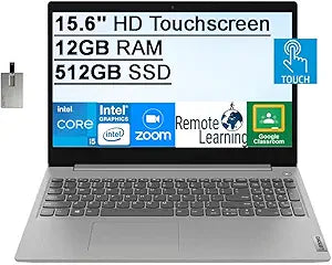 Lenovo Ideapad 3 15.6" Touch Laptop: i5, 12GB, 512GB SSD