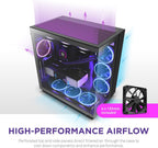 NZXT CM-H91FB-01 H9 Flow Dual-Chamber ATX Mid-Tower Gaming Case
