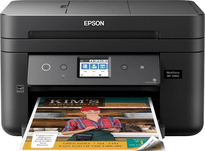 Epson WF Workforce WF-2860 Wireless All-in-One Printer — main product image
