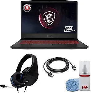 MSI GL66 Gaming Laptop, i7-11800H, RTX 3070, 16GB RAM, 512GB SSD Bundle