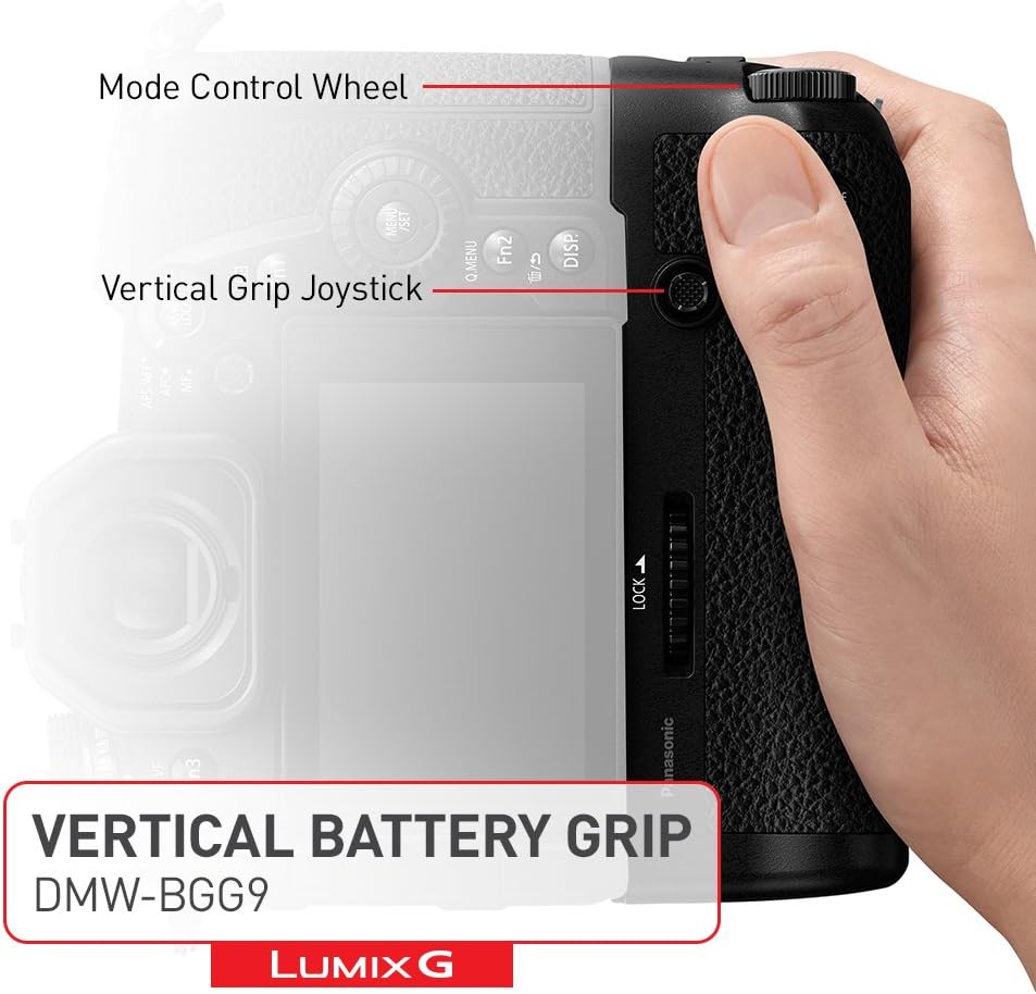 Panasonic DMW-BGG9 LUMIX G9 Vertical Battery Grip Joystick