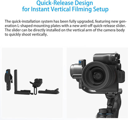 FeiyuTech SCORP 2 3-Axis Gimbal Stabilizer AI Tracking