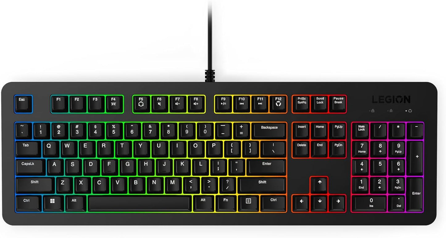 Lenovo K310 RGB Wired Gaming Keyboard Quiet