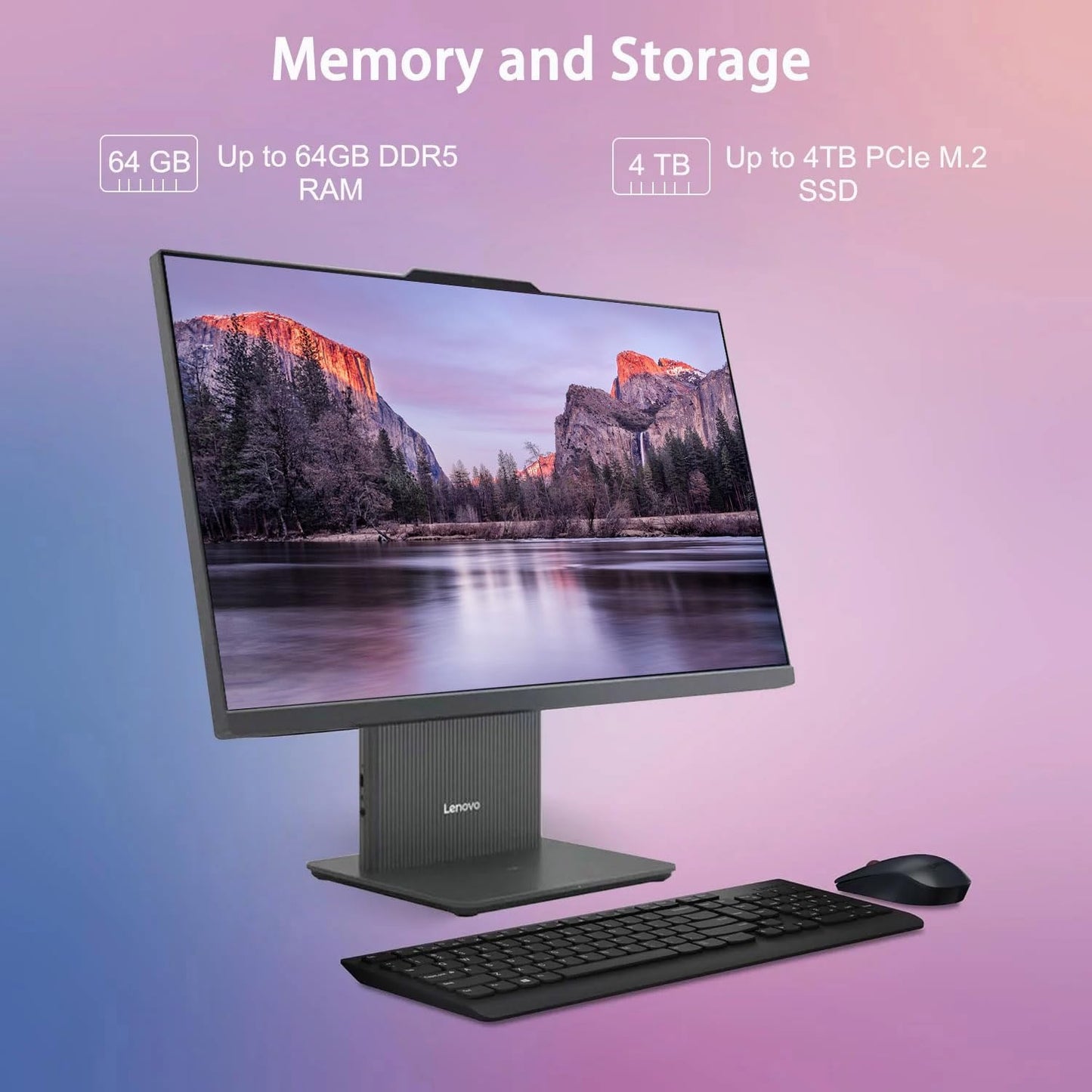 Lenovo ideacentre AIO 27ARR9 Ryzen 7 64GB 2TB SSD Touchscreen