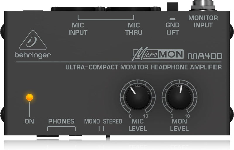 Behringer MA400 Micromon Monitor Headphone Amplifier — main product image