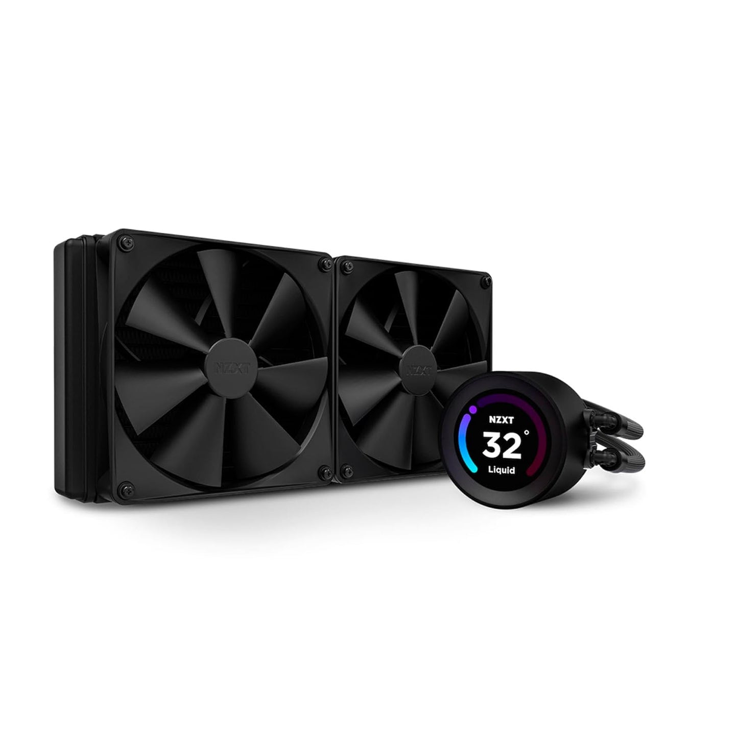 NZXT RL-KN28E-B1 Kraken 280mm AIO CPU Liquid Cooler LCD