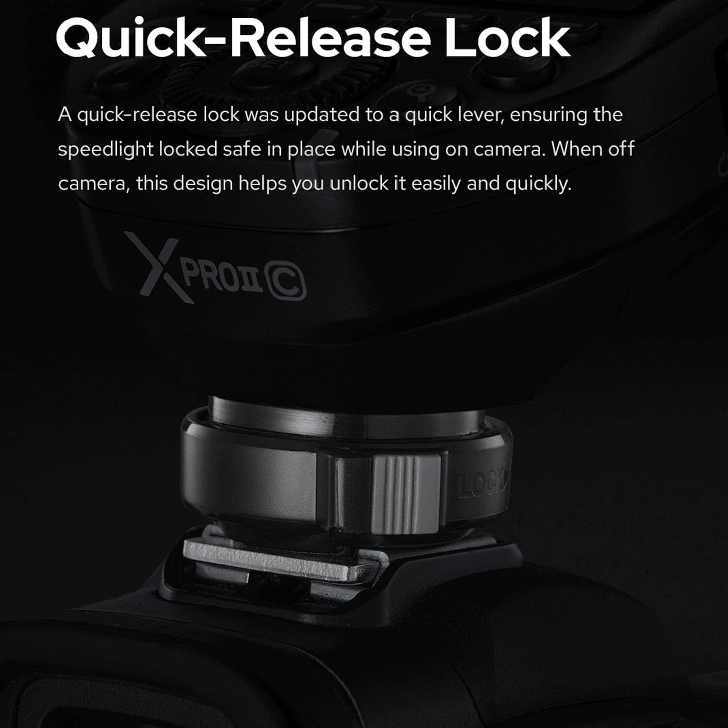 Godox XPROIIC2VBC XProII-C TTL Wireless Flash Trigger
