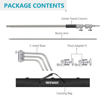 Neewer ST-C-CB 10ft C-Stand Light Stand Boom Arm Kit