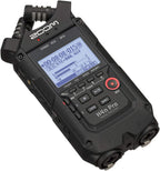 Zoom H4n Pro All Black Recorder Podcast Bundle