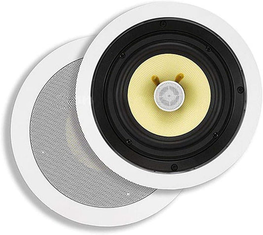 Monoprice 104103 2-Way In-Ceiling Speakers - 6.5 Inch Pair