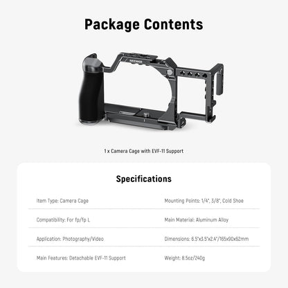 Neewer 10105077 Camera Cage Sigma fp fpL Accessory