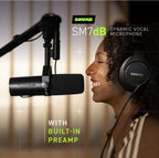 Shure SM7dB - Dynamic Vocal Microphone with Built-in Preamp